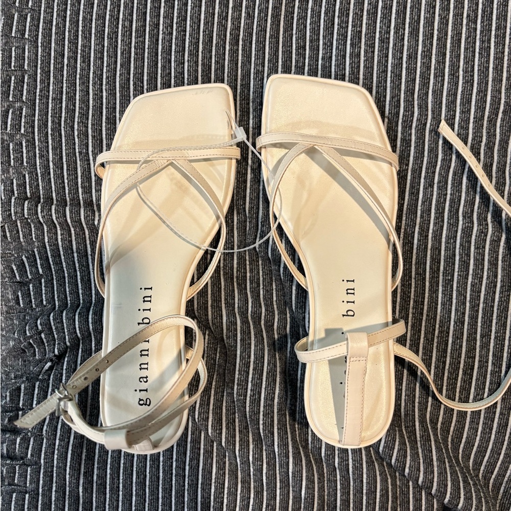 Gianni Bini Beige Strappy Sandals